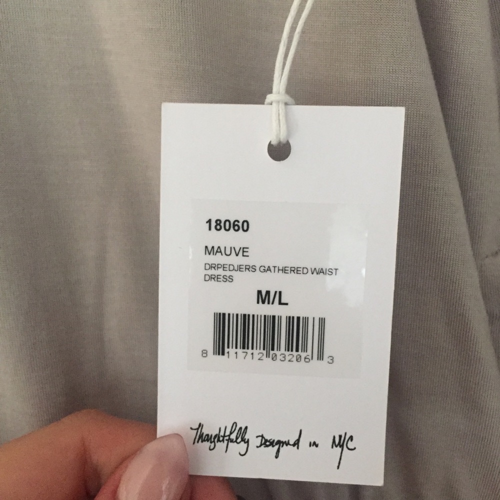 Gathered waist dress